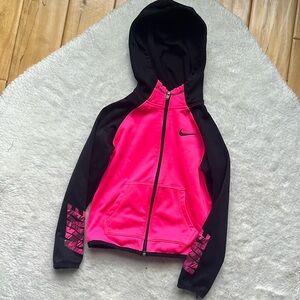 Nike girls Fleece-Lined lightweight jacket sz 6-7 (6x)